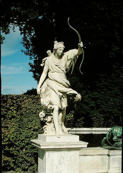 Diana die Jägerin, von der Fontaine de Diane von Martin Desjardins